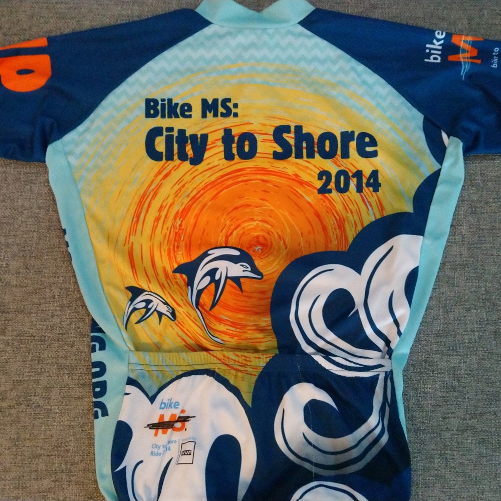 Bike MS City to Shore 2014 VIP Bike Jersey XS